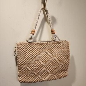 Mr. Ernest Made in Italy Vintage woven tote bag